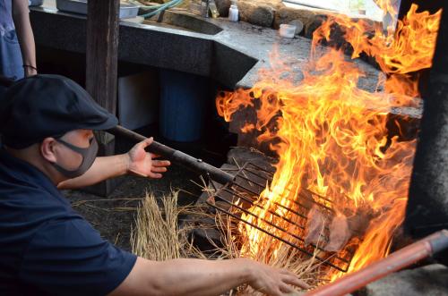 鰹の藁焼き