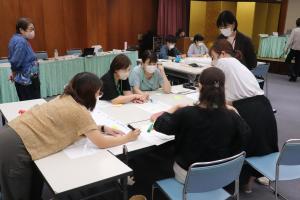 グループワークの様子①