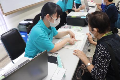 地域でのイベントの様子の写真１枚目