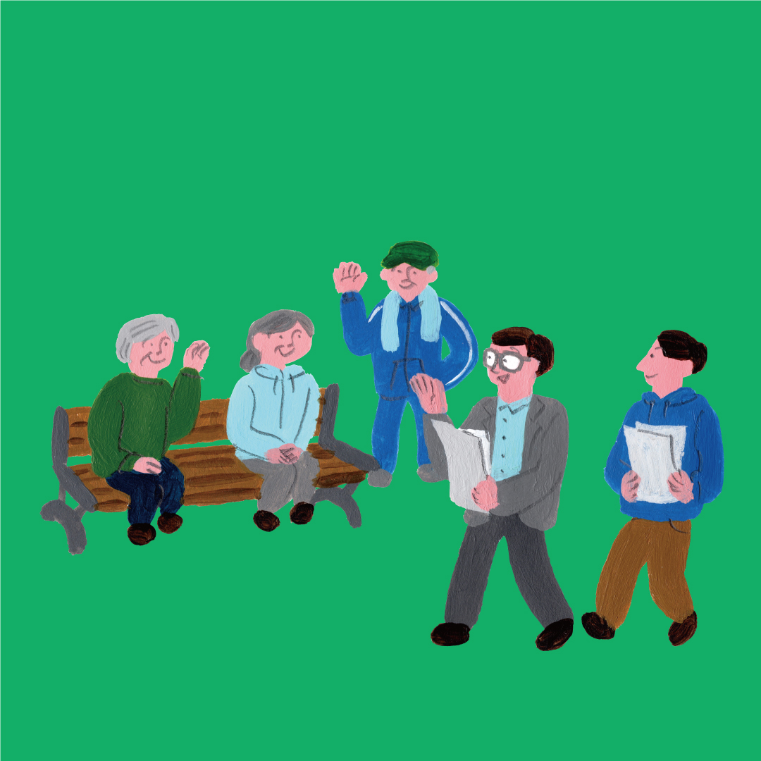 ウェルビーイングのイラスト