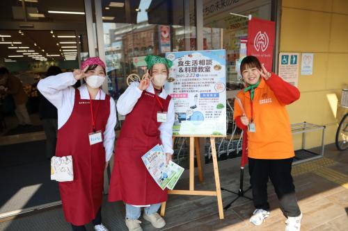 健康栄養学部の学生たち