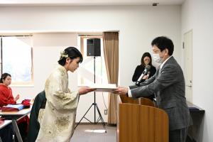 全国栄養士養成施設協会会長表彰授与