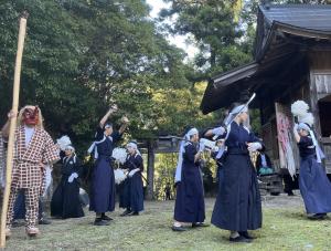 太刀踊り当日の様子