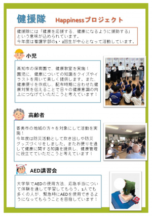 健援隊ポスター