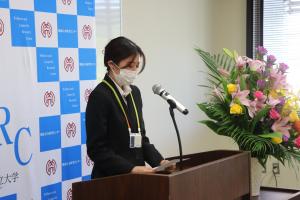 受講者代表あいさつ