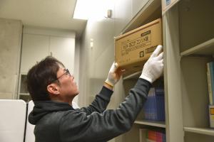 備蓄食品入れ替え②