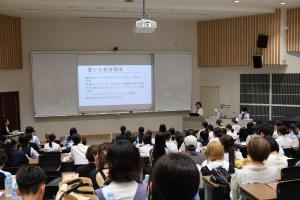 看護学部学部説明会の様子