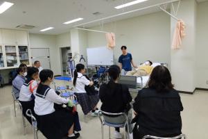 社会福祉学部体験の様子