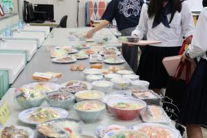 健康栄養学部体験の様子