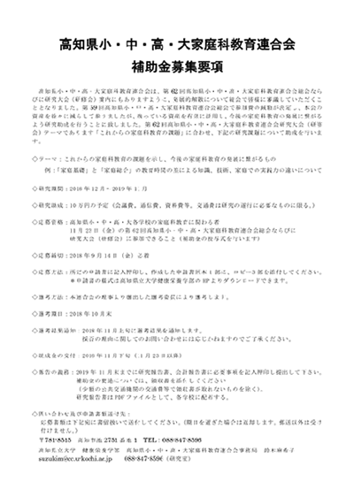 助成金交付申請書