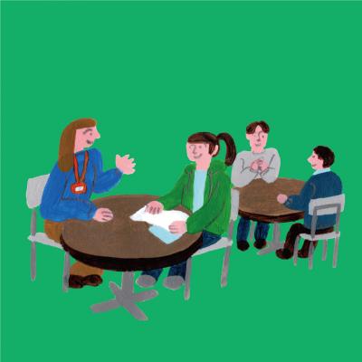 こうちティーンズベースのイラスト