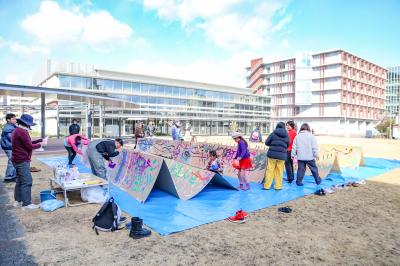 永国寺はらっぱフェス　プレイベントの様子
