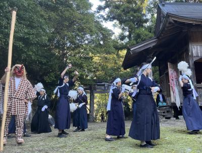 太刀踊り当日の様子