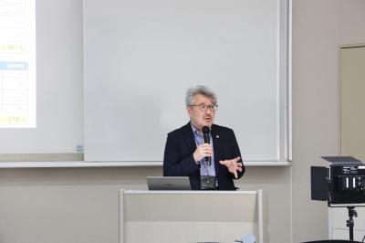 学長挨拶の様子